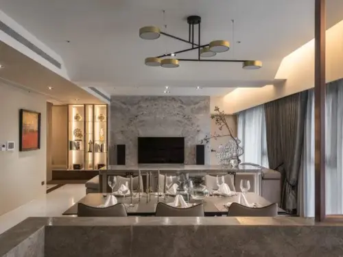 石材工程｜實際案例 昭陽縱橫-X宅｜原色石材