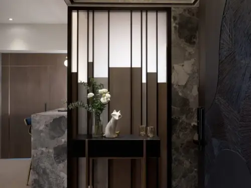 石材工程｜實際案例 板橋陳宅｜原色石材