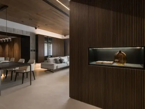 石材工程｜實際案例 潤泰峰盛-周宅16F｜原色石材