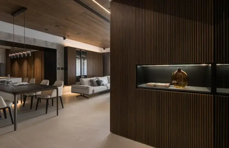 石材工程｜實際案例 潤泰峰盛-周宅16F｜原色石材