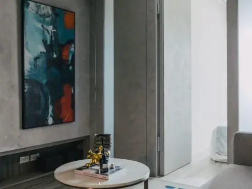 石材工程｜實際案例 碧波白-實品屋1｜原色石材