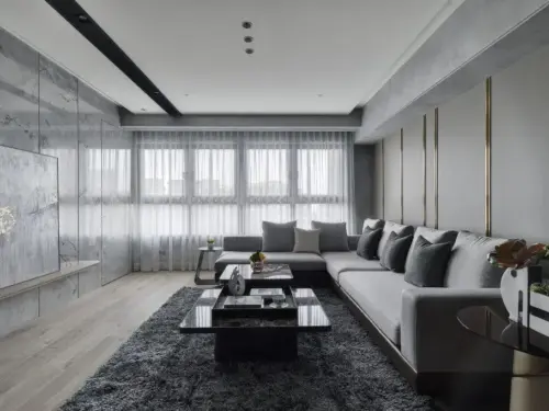 石材工程｜實際案例 碧波白-張宅｜原色石材