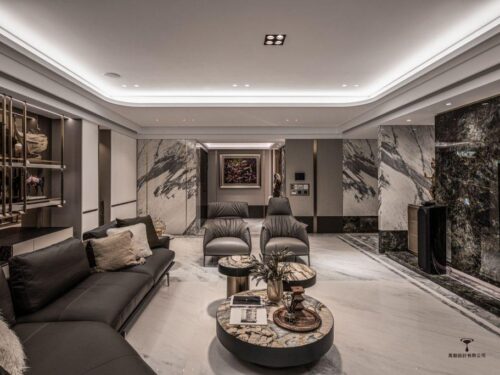 石材工程｜實際案例 遠雄95-周宅｜原色石材