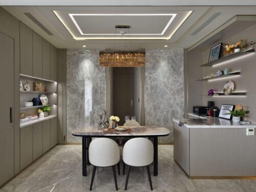 石材工程｜實際案例 開璽吾界-周宅｜原色石材