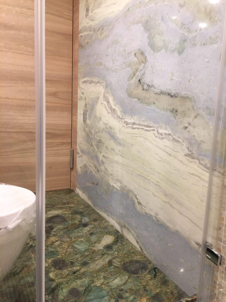 石材工程｜衛浴牆面裝飾－路先生｜原色石材